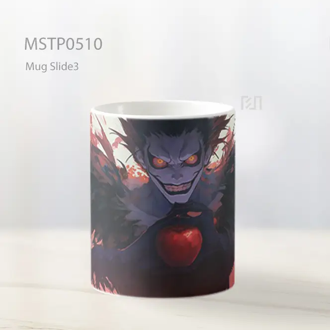 Death Note Ryuk Godaan Apel Mug MSTP0510 - All-side / Desain