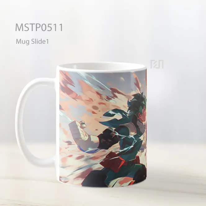 Deku All Might Clash My Hero Academia Mug MSTP0511 - All-side / Desain
