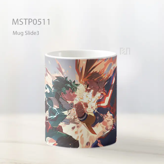 Deku All Might Clash My Hero Academia Mug MSTP0511 - All-side / Desain