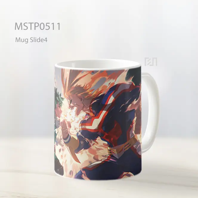 Deku All Might Clash My Hero Academia Mug MSTP0511