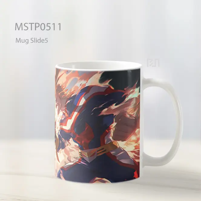 Deku All Might Clash My Hero Academia Mug MSTP0511 - All-side / Desain