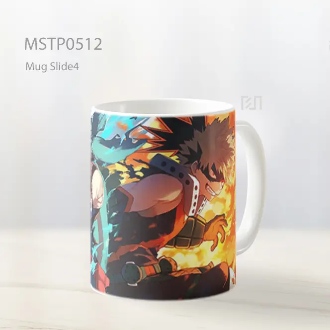 Deku And Bakugo My Hero Academia Adegan Aksi Ganda Mug MSTP0512
