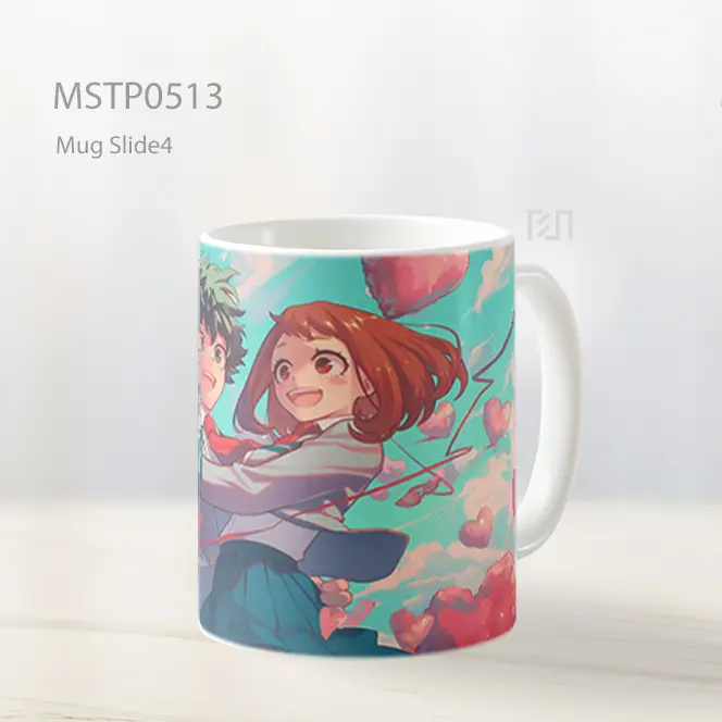 Deku And Uraraka My Hero Academia Valentines Mug MSTP0513