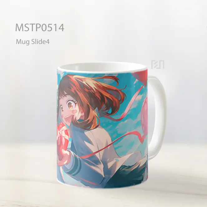Deku And Uraraka Valentines Hati Romantis Mug MSTP0514