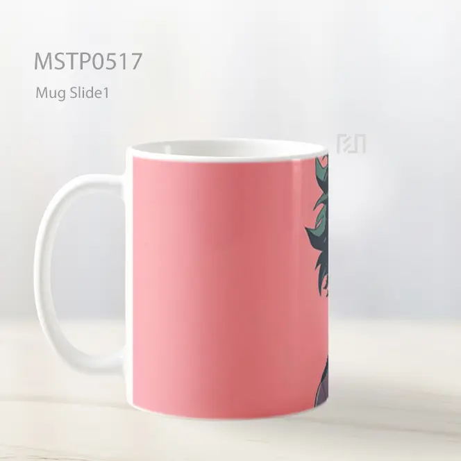 Deku Ekspresi Bahagia Mug MSTP0517 - All-side / Desain