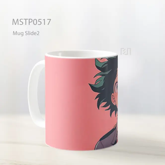 Deku Ekspresi Bahagia Mug MSTP0517 - All-side / Desain