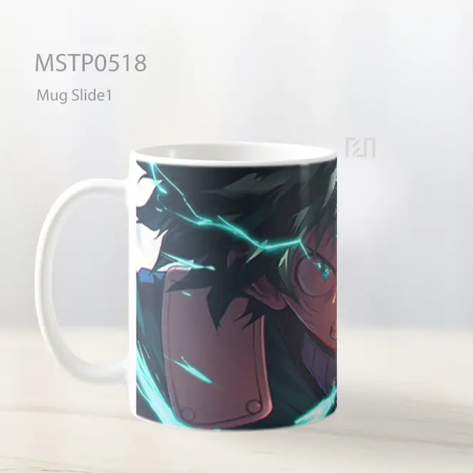 Deku Full Cowling Cahaya Listrik Anime Mug MSTP0518 - All-side / Desain