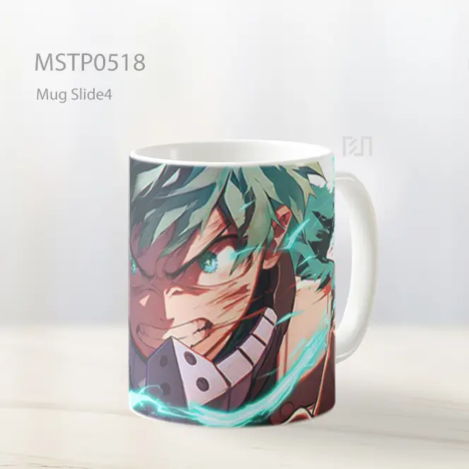 Deku Full Cowling Cahaya Listrik Anime Mug MSTP0518