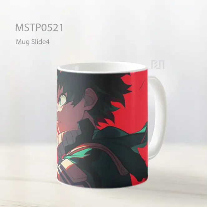 Deku Latar Merah Mug MSTP0521