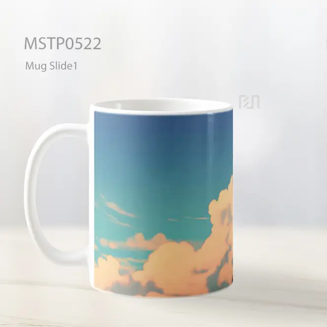 Deku Latar Sekolah And Langit Mug MSTP0522 - All-side / Desain