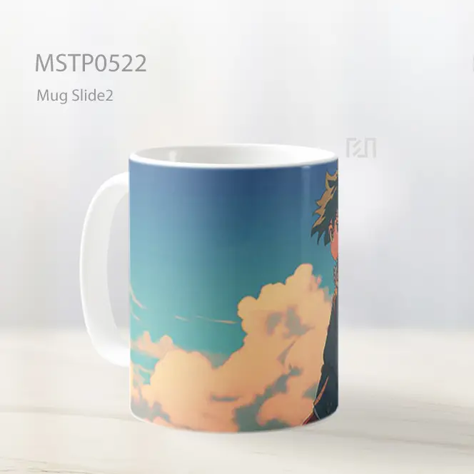 Deku Latar Sekolah And Langit Mug MSTP0522 - All-side / Desain