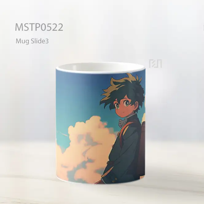 Deku Latar Sekolah And Langit Mug MSTP0522 - All-side / Desain