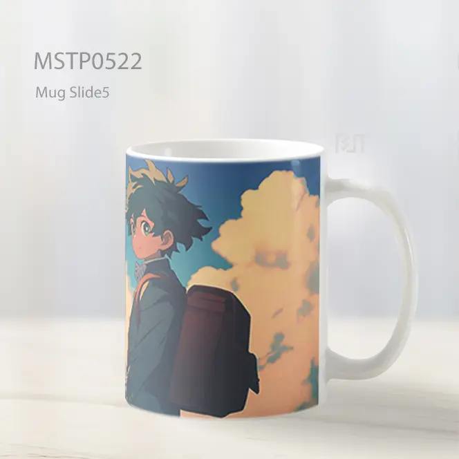 Deku Latar Sekolah And Langit Mug MSTP0522 - All-side / Desain