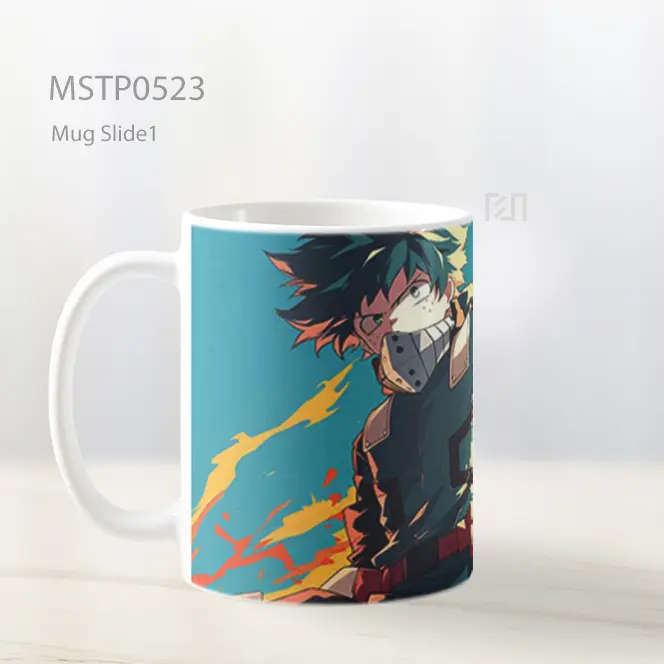Deku Meninju Api Mug MSTP0523 - All-side / Desain