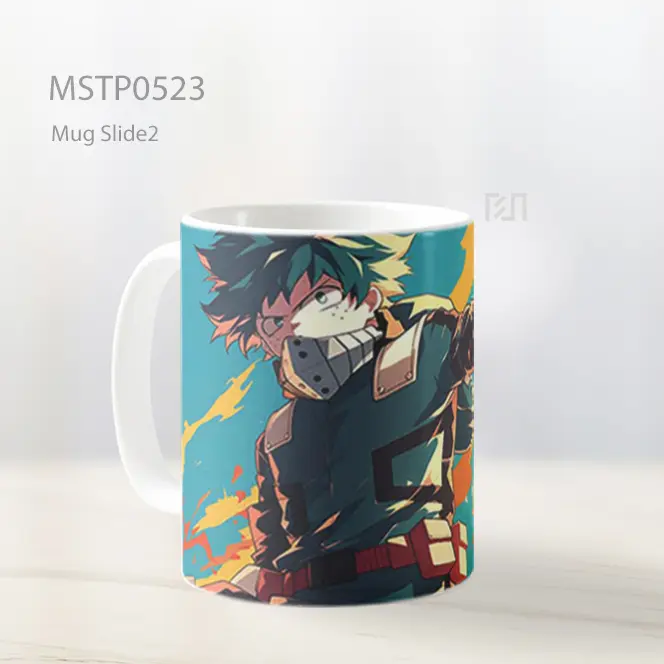 Deku Meninju Api Mug MSTP0523 - All-side / Desain