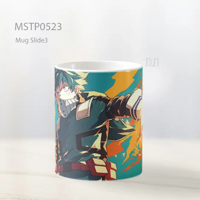 Deku Meninju Api Mug MSTP0523 - All-side / Desain