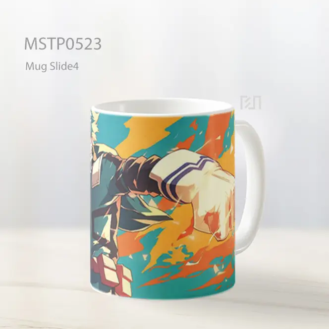 Deku Meninju Api Mug MSTP0523