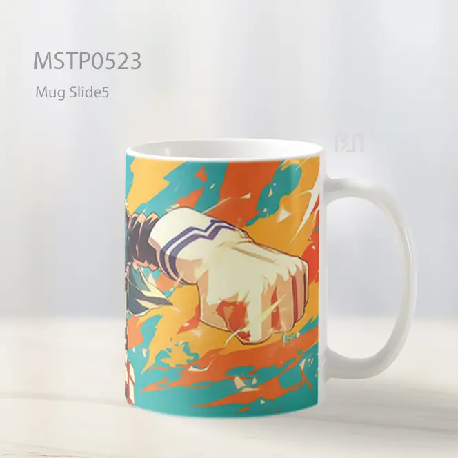 Deku Meninju Api Mug MSTP0523 - All-side / Desain
