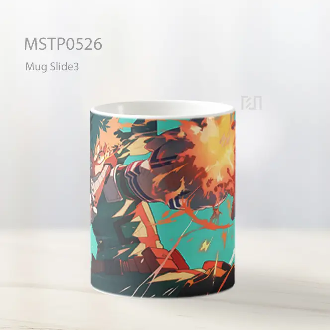 Deku One For All Power Mug MSTP0526 - All-side / Desain