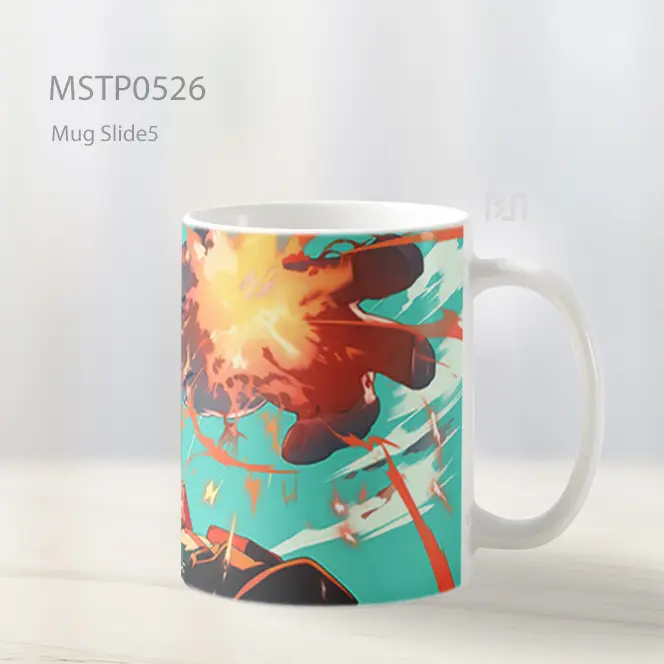 Deku One For All Power Mug MSTP0526 - All-side / Desain