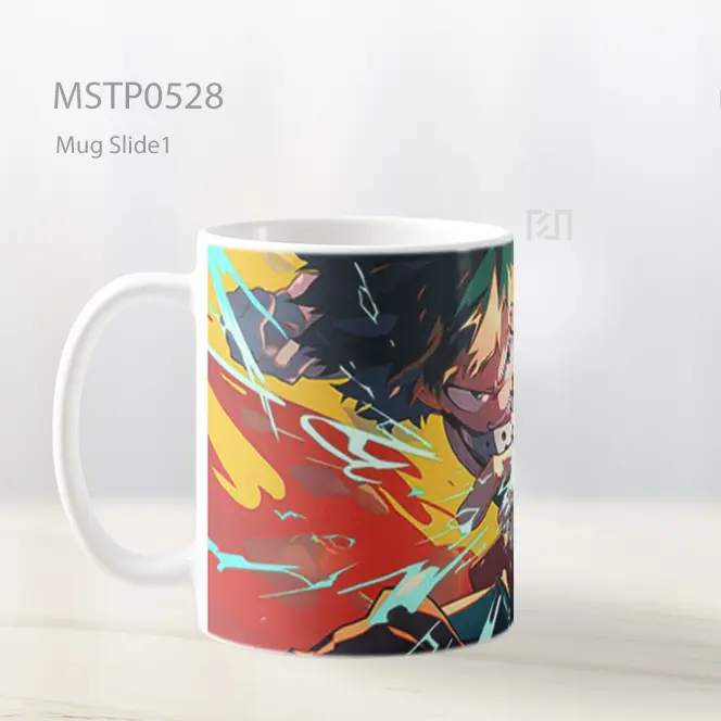 Deku Semangat Bertarung Mug MSTP0528 - All-side / Desain