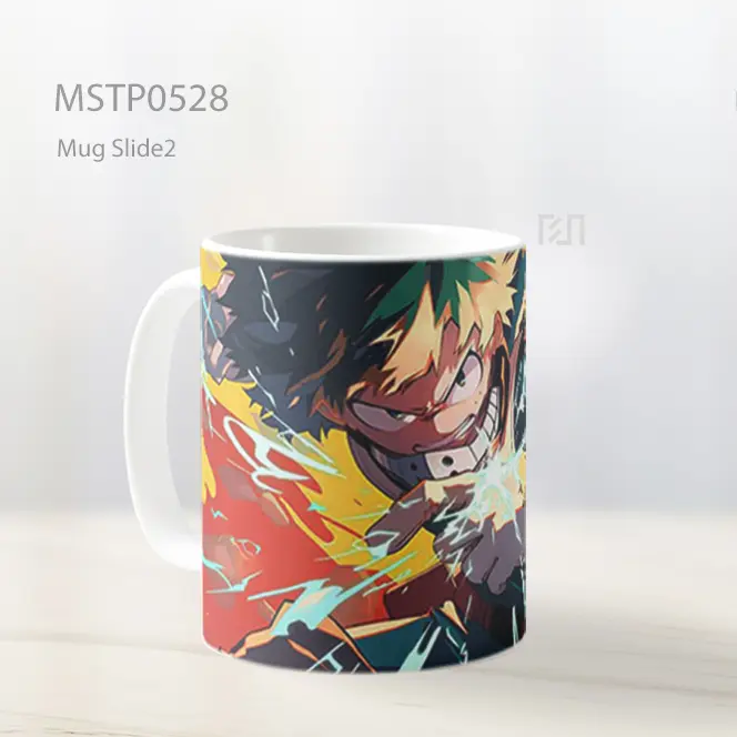 Deku Semangat Bertarung Mug MSTP0528 - All-side / Desain