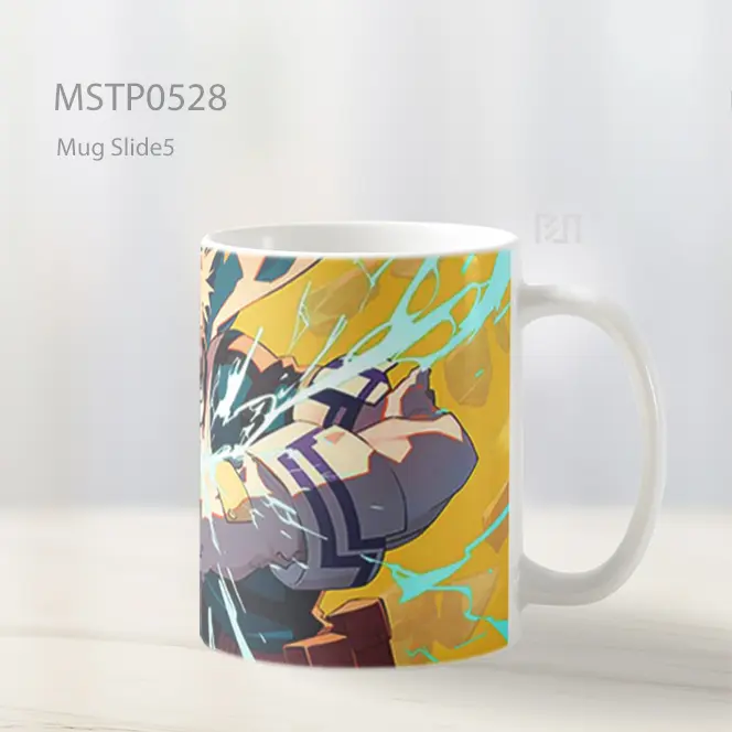 Deku Semangat Bertarung Mug MSTP0528 - All-side / Desain