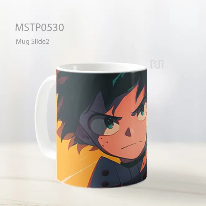 Deku Tatapan Intens Mug MSTP0530 - All-side / Desain