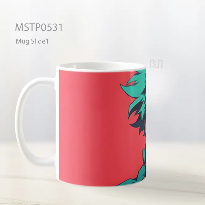 Deku Topeng Pahlawan Mug MSTP0531 - All-side / Desain