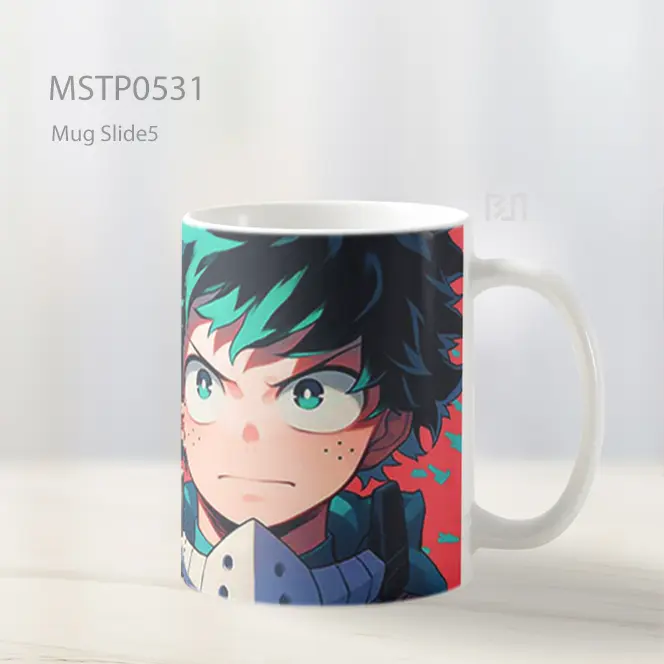 Deku Topeng Pahlawan Mug MSTP0531 - All-side / Desain
