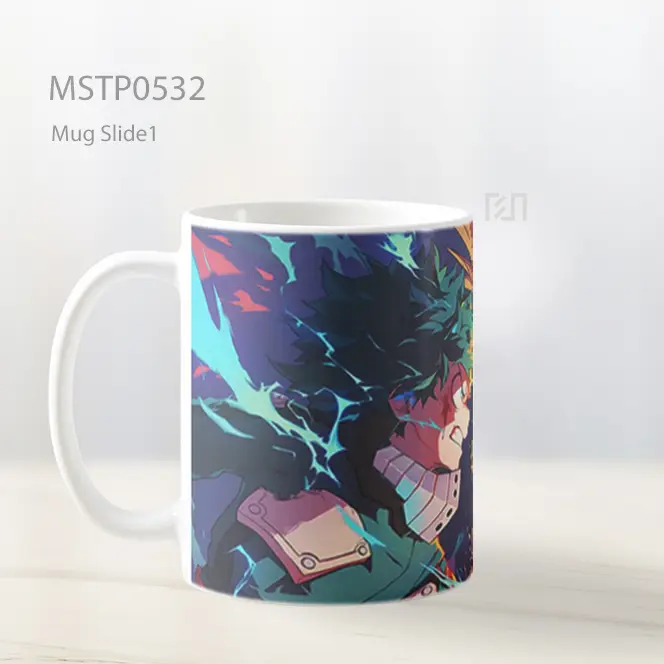 Deku Vs All Might Mha Mug MSTP0532 - All-side / Desain