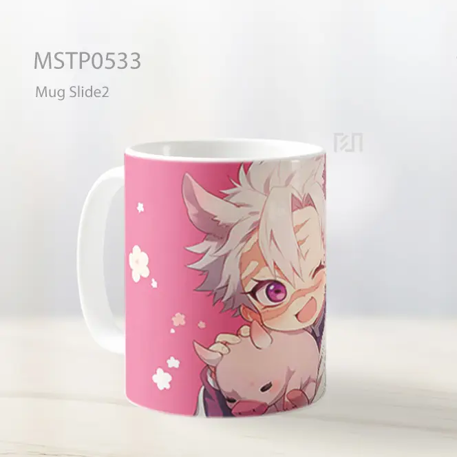 Demon Slayer Chibi Sanemi Shinazugawa Mug MSTP0533 - All-side / Desain