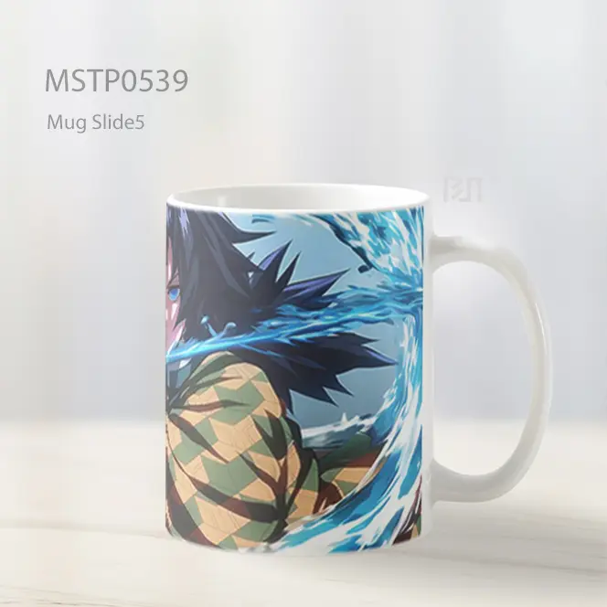 Demon Slayer Giyu Tomioka Pendekar Air Mug MSTP0539 - All-side / Desain