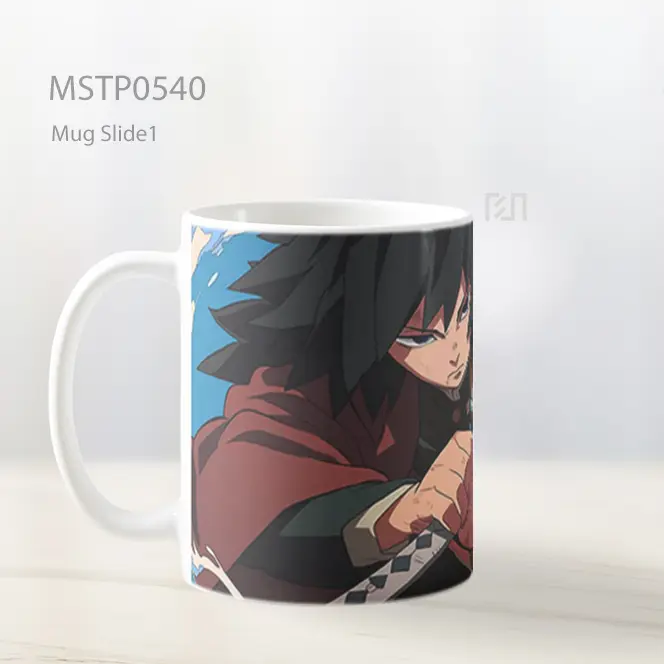 Demon Slayer Giyu Tomioka Pertarungan Epik Mug MSTP0540 - All-side / Desain