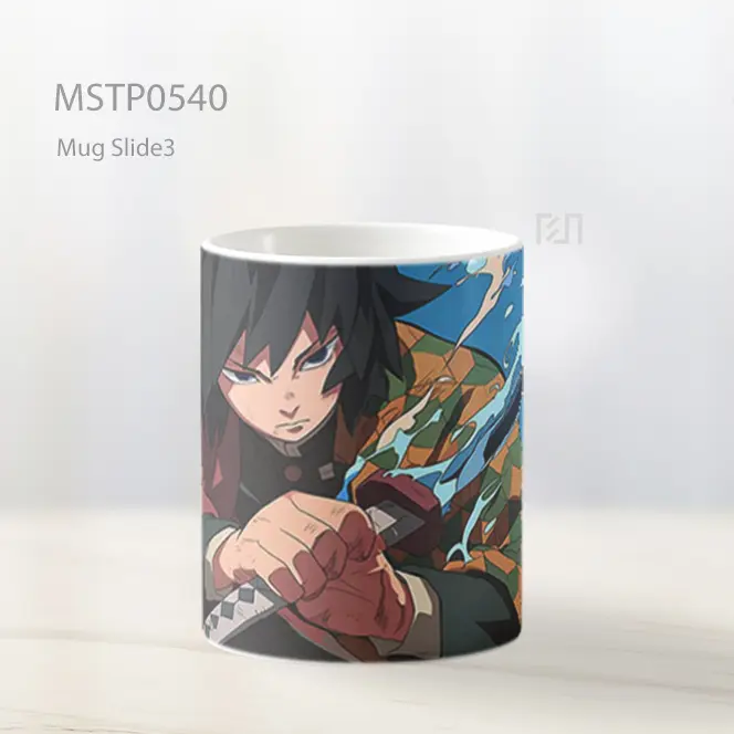 Demon Slayer Giyu Tomioka Pertarungan Epik Mug MSTP0540 - All-side / Desain