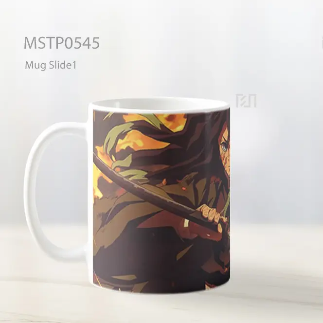 Demon Slayer Giyu Tomioka Sikap Tenang Mug MSTP0545 - All-side / Desain