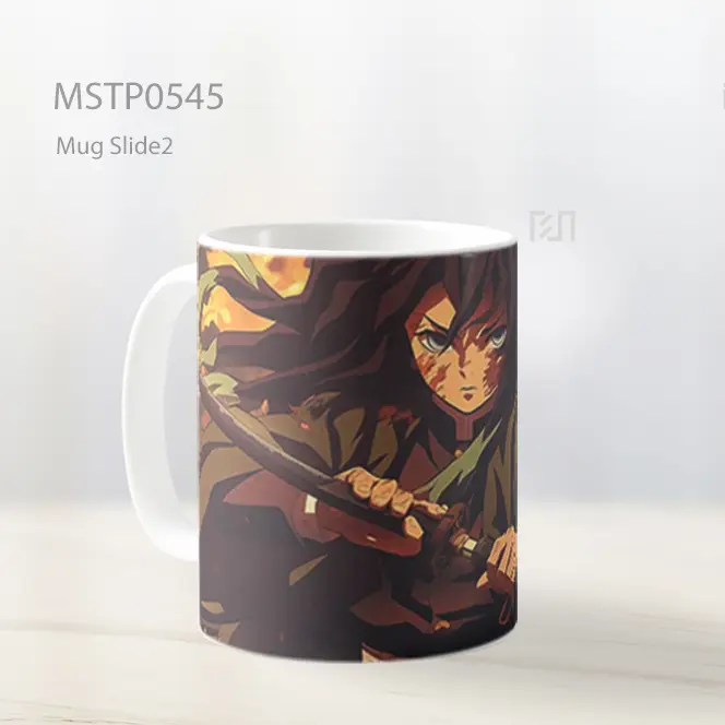 Demon Slayer Giyu Tomioka Sikap Tenang Mug MSTP0545 - All-side / Desain