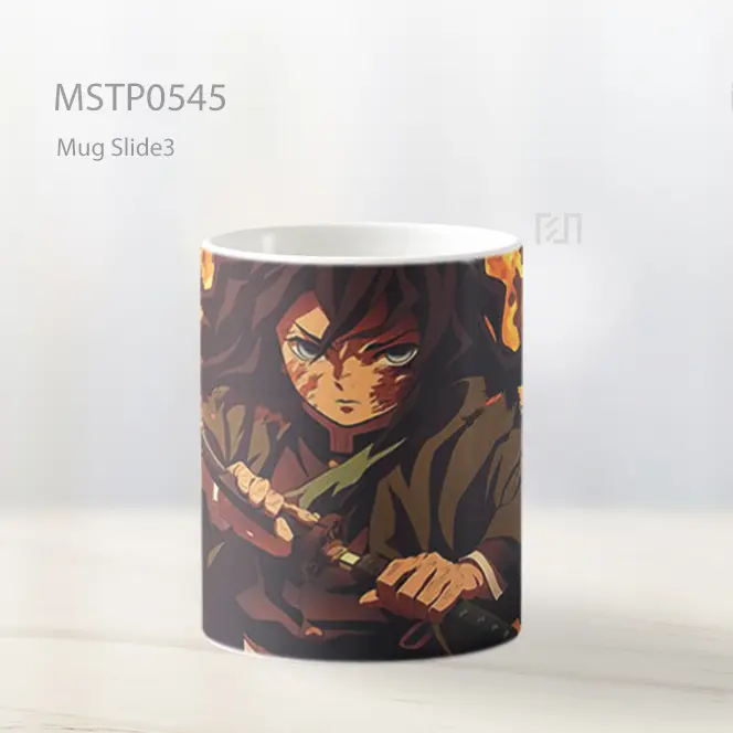 Demon Slayer Giyu Tomioka Sikap Tenang Mug MSTP0545 - All-side / Desain
