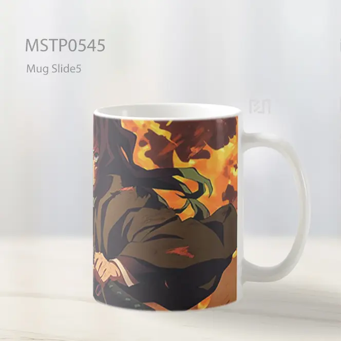 Demon Slayer Giyu Tomioka Sikap Tenang Mug MSTP0545 - All-side / Desain