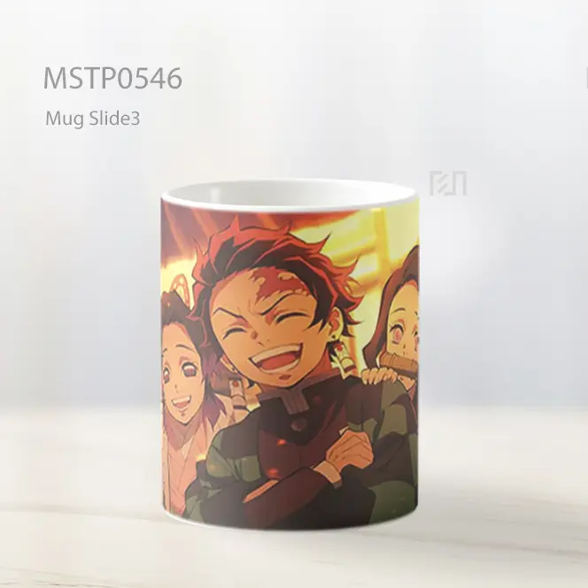 Demon Slayer Group Happy Mug MSTP0546 - All-side / Desain