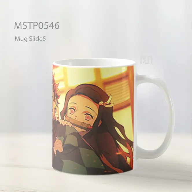 Demon Slayer Group Happy Mug MSTP0546 - All-side / Desain