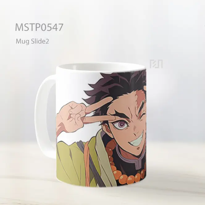 Demon Slayer Gyomei Himejima Bahagia Mug MSTP0547 - All-side / Desain