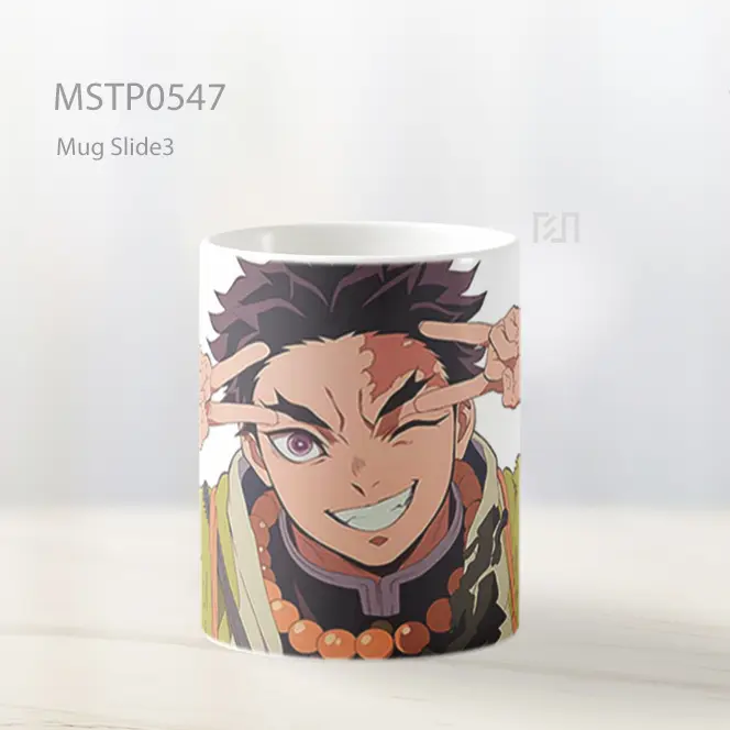Demon Slayer Gyomei Himejima Bahagia Mug MSTP0547 - All-side / Desain