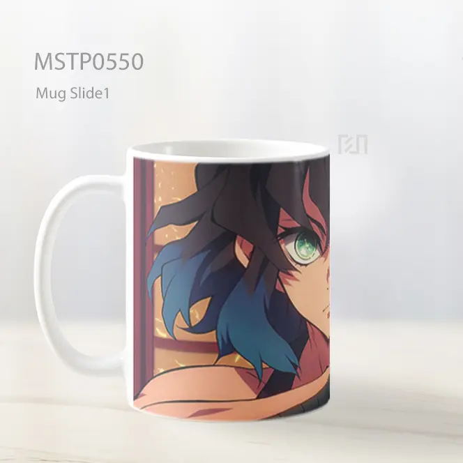 Demon Slayer Inosuke Pandangan Intens Mug MSTP0550 - All-side / Desain