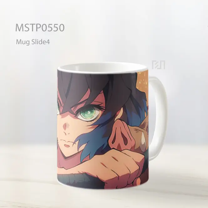 Demon Slayer Inosuke Pandangan Intens Mug MSTP0550