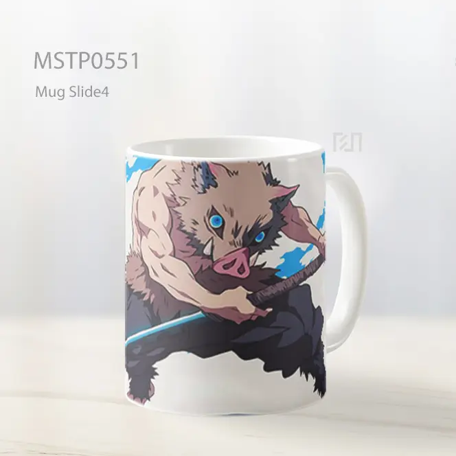 Demon Slayer Inosuke Pose Aksi Mug MSTP0551