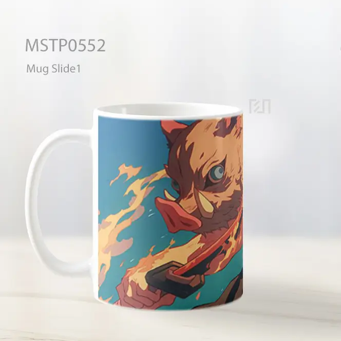 Demon Slayer Inosuke Serangan Liar Mug MSTP0552 - All-side / Desain