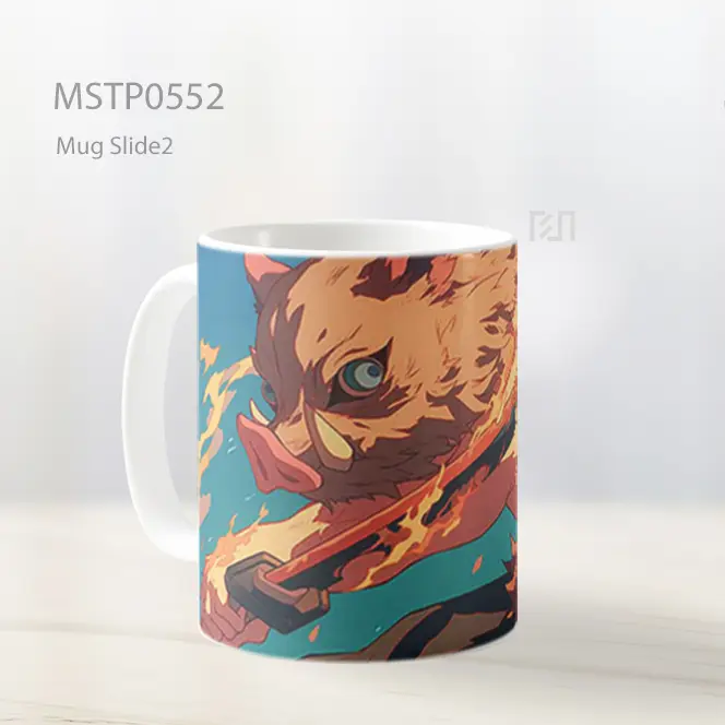 Demon Slayer Inosuke Serangan Liar Mug MSTP0552 - All-side / Desain