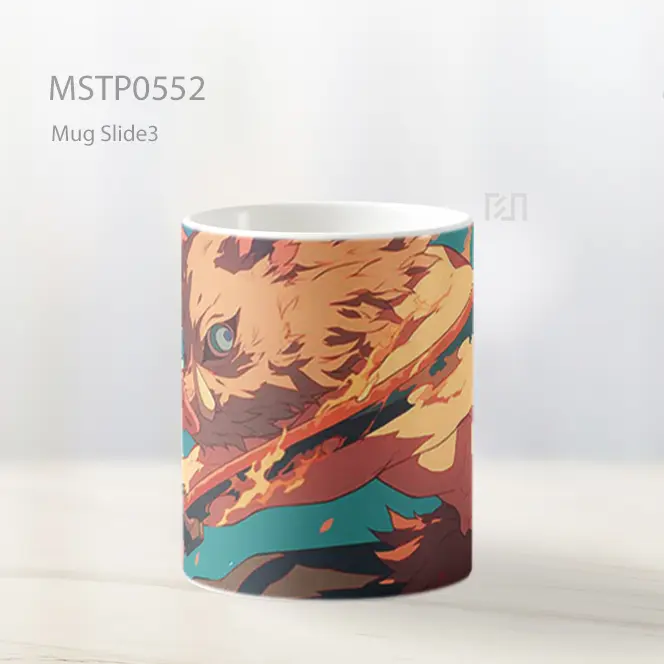 Demon Slayer Inosuke Serangan Liar Mug MSTP0552 - All-side / Desain