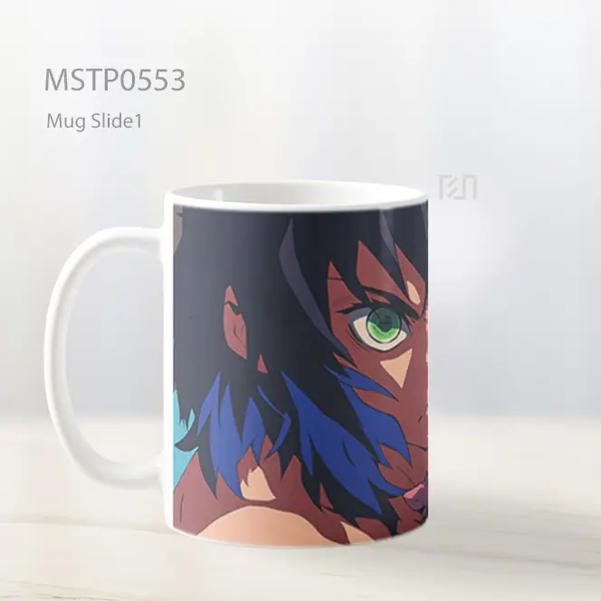 Demon Slayer Inosuke Tanpa Topeng Mug MSTP0553 - All-side / Desain
